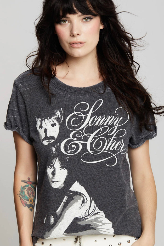 Recycled Karma Sonny and Cher Tee Shirt